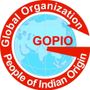 Logo for GOPIO (Global Organisation of People of Indian Origin)