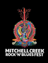Logo for Michell Creek Rock and Blues Festival