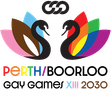 Logo for Perth Gay Games 2030