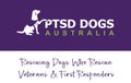 Logo for PTSD Dogs Australia