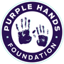 Logo for Purple Hands Foundation