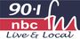 Logo for 90.1 NBC FM