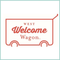 Logo for West Welcome Wagon - VW